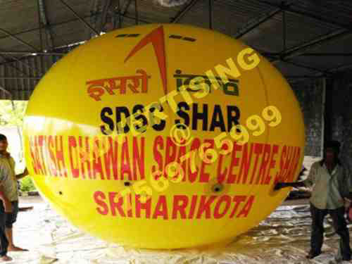 advertising balloon isro